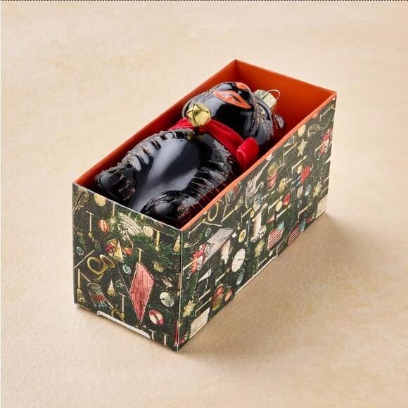 JOHN DERIAN Black Scaredy Cat Glass Christmas Halloween Ornament Target 2025 - Picture 3 of 6
